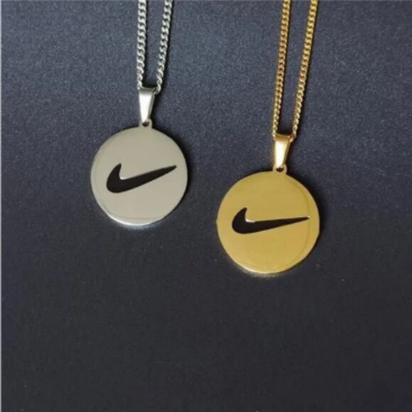 NIKE: Gold Pendant and Chain - Picture 4 of 9